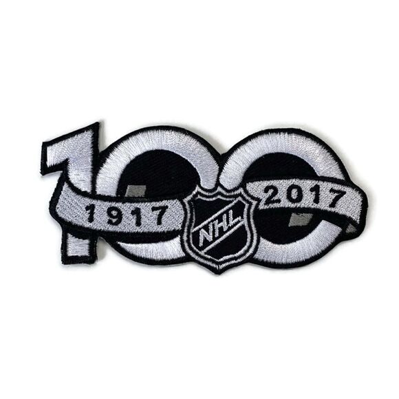 100 Years Anniversary NHL Hockey League Embroidered Patch - Picture 1 of 3
